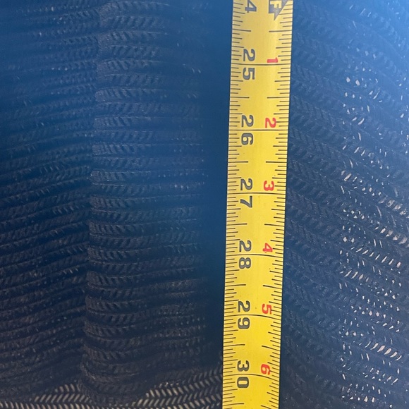 Southern Breeze Large Black Swimsuit Cover Up Tunic Quick Dry Lacey Look Deep V - Picture 7 of 7